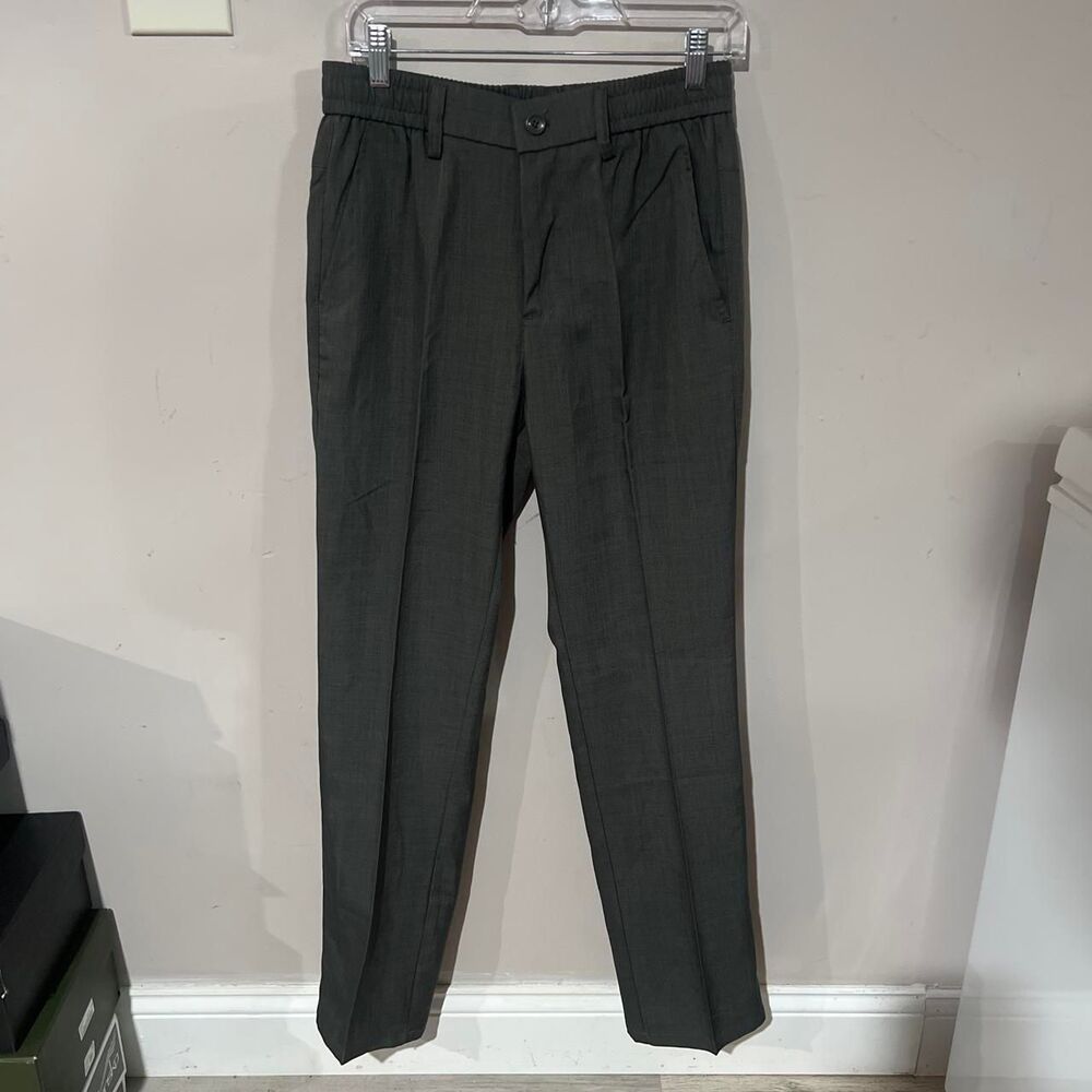 Unbranded Men's Grey and Green Trousers